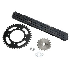 Universal 420 Chain Sprocket Kit 420 155mm 37T Front normal, popular