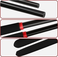 Versatile Black Horse Riding Crop Set – 18 Inches of Exquisite Craftsmanship