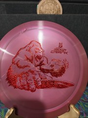 New Discraft Big Z Crank 13/5/-2/2 Distance Driver 173-174g Purple Red Foil