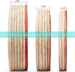 Straw Archery Target Round 20in 3 5 7 Layers Hand Made for Bow Hunting