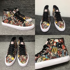 DC mens Manual Skate Shoe High Top Shoes Textile US size