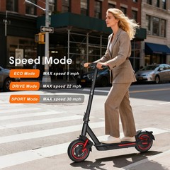 30mph Electric Scooter 1000W Foldable Scooter With App & Double Shock Absorption