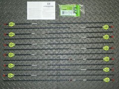 New 12 Easton FMJ 300 Spine 5mm Arrows- Full Metal Jacket-12.0 GPI-Cut/Insert Av