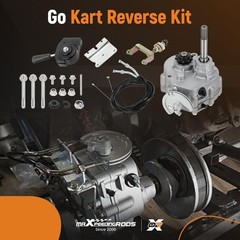Lightweight Forward Reverse Gearbox Kit for 30 Series Go Karts, Easy to Install