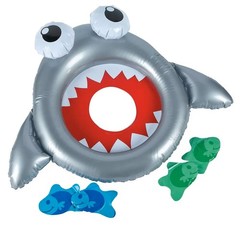 Inflatable Shark Bean Bag Toss Game Set 5 Pc.
