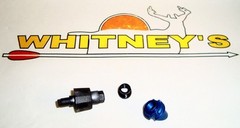 Specialty Archery Large Hooded 37 Degree Peep – 1/4″ – Blue – 749-37LH-BL