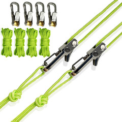 Rope Tightening Tool & Tensioner: Retractable Rope with Alloy Buckle for Outdoor