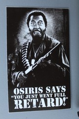 Osiris Skateboard Shoes Machine Gun Soldier OG Z3C Vintage Skateboarding STICKER