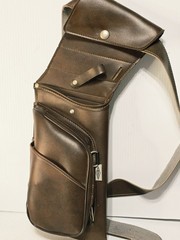 NEET Archery Hip Quiver Unisex Brown Excellent Vintage Right Hand Pockets, USA