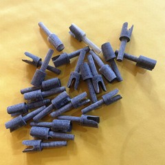 24/36pcs Archery Horn Nock DIY Making Traditional Bamboo Wood Arrows Shooting