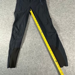 Equiline Riding Breeches Women Size IT 38 GB 6 Black Full Seat Silicone Grip