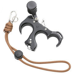 3 Finger Release Aids Thumb Trigger Compound Bow Adjustable Archery Accessory