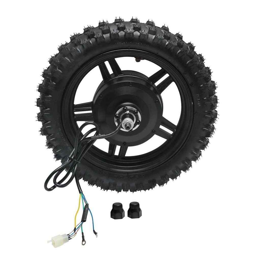 10in Hub Motor Wheel Assembly 48V 800W Electric Brushless Bike Scooter Buggy ATV