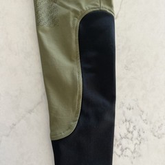 Dover Saddlery Tech Silicone Full Seat Breeches 24 R Olive Green Equestrian