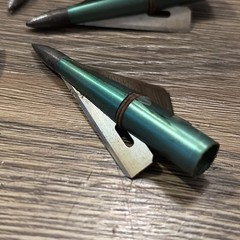 Lot 6 Vintage WASP Broadheads for Archery Cedar Wood Arrows 11/32″ Bow Hunting