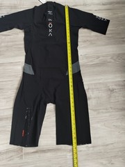 ROKA Men’s Viper X II Swimskin – Short Sleeve Size LT Color Black/Torch New