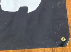 Vintage Y2K Powell Peralta Vato Rat Bones Brigade Skate Shop Vinyl Banner Black