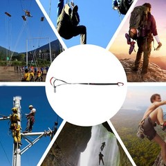 Adjustable Climbing Ascender, Foot Loop Sling for Rock Climbing, Mountaineeri…