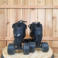 Pacer GTX 500 Roller Skates Unisex 7 Black Quad Mach-5 Wheels Rink Speed Boots