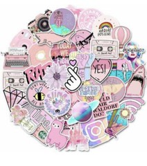 100 PCS Mix VSCO Cute Stickers for Hydro Flask, Cute Waterproof Trendy Stickers