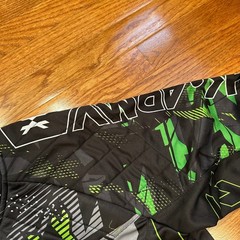 HK Army HSTL Paintball Jersey Mens Small Black Lime Green Padded Sport Graphic