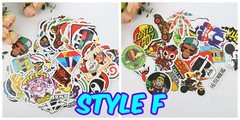 100 Waterproof Skateboard Sticker Bomb Laptop Luggage Decals Dope Sticker Bottle