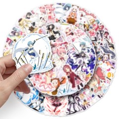 Mix 10/50 PCs Puella Magi Madoka Magica Anime Luggage Doodle Car Gift Stickers