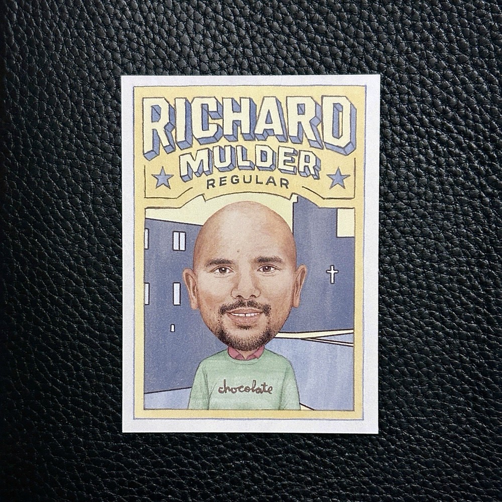 Richard Mulder 2026 Illustrated Skateboarding Trading Card | Chocolate Skate 411