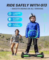 Gyroor Self Balancing Scooter New G13 All Terrain Balancing Scooter LED $209.
