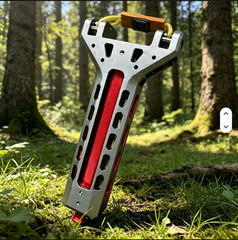 CNC High-performance Aluminum Alloy Slingshot Outdoor Sports and Activity Games