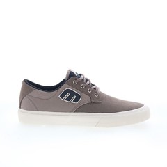 Etnies Barge Plus 4101000578391 Mens Gray Skate Inspired Sneakers Shoes