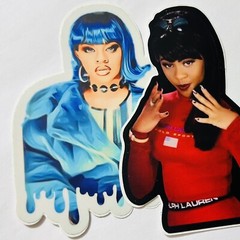 Lil Kim 4 Inch Weatherproof Sticker Set