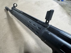 Airsoft LCT G3 Rifle with a Holosun Red Dot and Riser