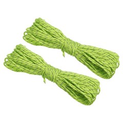 2Pcs Reflective Guyline Camping Paracord 3mm Tent Cord Guyline Rope Light Green