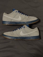 Nike Dunk Low Pro SB Border Blue Men’s Shoes Sneakers Size Grey 11 304292-411