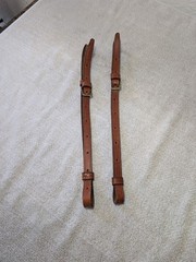PAIR Of Replacement Breast Collar Tug Straps Western Leather FREE Shipping #2