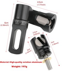 Single Side V-Bar Adjustable Balance Bar Compound Bow Stabilizer Archery Target