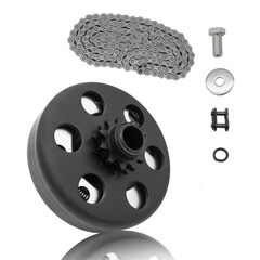 Centrifugal Clutch 5/8″ Bore 11 Tooth #35 Chain Kit for Mini Bike Go Kart