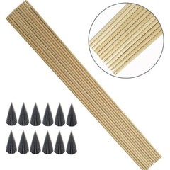 DIY Tradition Hunting Broadheads Blade Tips 8MM Bamboo Wooden Arrow Shaft Glue