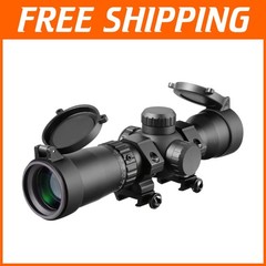 Scope with Rings, 20-100 Yds Ballistic, 300-450 FPS=