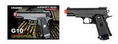 UKArms G10 Spring-Powered Airsoft Pistol (Black) – 230 FPS