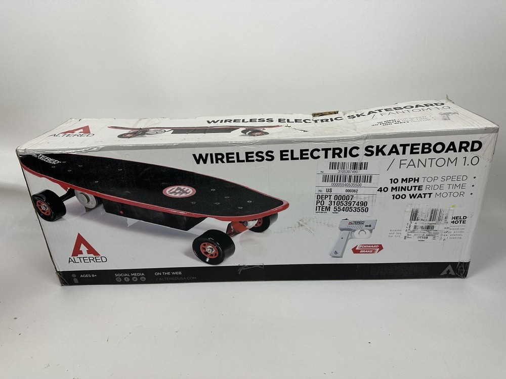Altered Wireless Electric Skateboard Remote Control Fantom 1.0
