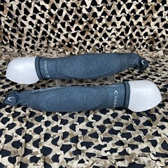 NEW Carbon CRBN SC Paintball Elbow Sleeves – Heather Grey – Large