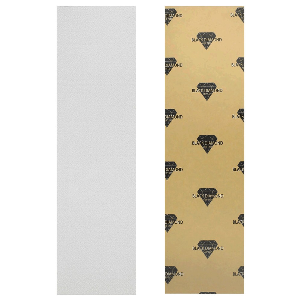 Black Diamond Grip Longboard Skateboard Griptape Sheet Clear 10″ x 44″
