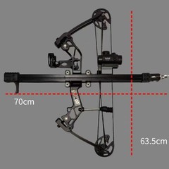 Compound Bow Set Rapid Bow Shooter Launcher 40-70lbs Adjustable Archery Hunting