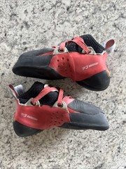 La Sportiva W Solution Comp Size 37.5 Climbing Shoes Made In Italy Used Vibram