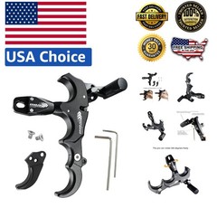 Lightweight Archery Thumb Release Aid – 3 or 4 Finger Option for Optimal Control