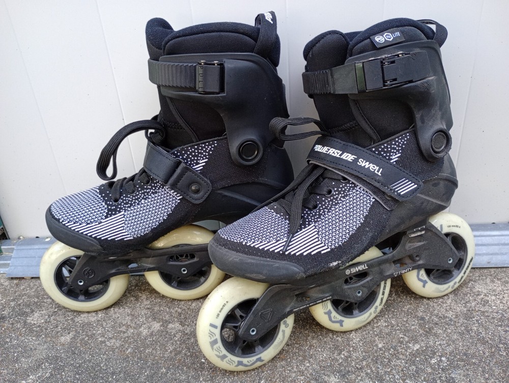 Powerslide Swell Lite 100 Skates Black 3 Wheel Mens 5 / Women’s 7