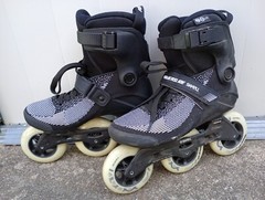 Powerslide Swell Lite 100 Skates Black 3 Wheel Mens 5 / Women’s 7