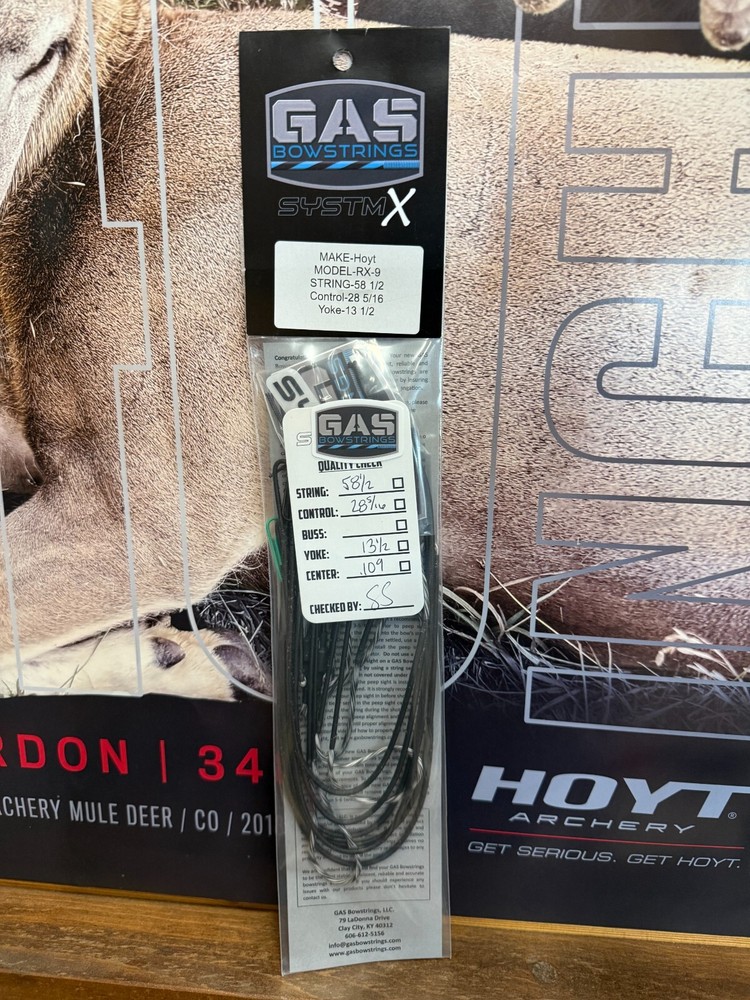NEW HOYT RX-9 SystmX System X Gas Bow Strings Complete Rx9 SPEED String Set